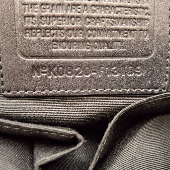 Coach "Soho" Black Soft Leather Buckle Satchel Top Handle Zippered Shoulder Bag - Picture 14 of 15